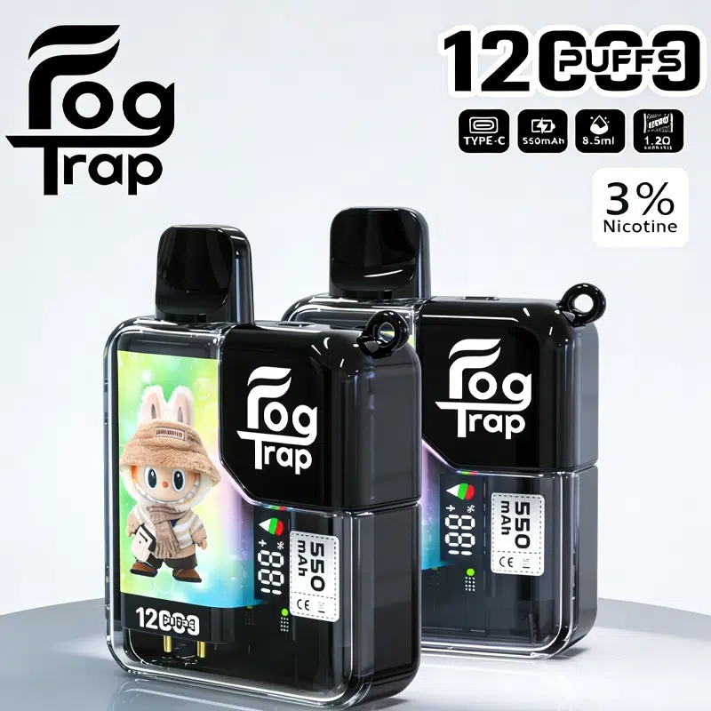 【蠟筆小新+拉布布】Fog Trap霧陷阱12000口一次性電子煙 | 潮流外觀 | 20種口味現貨:圖片 4